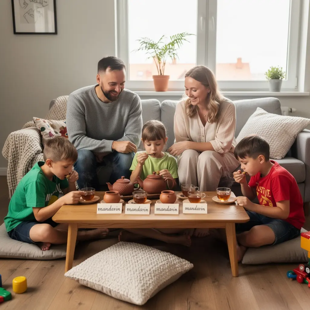 Skystas mandarino aromatas, skatinantis gerovę.